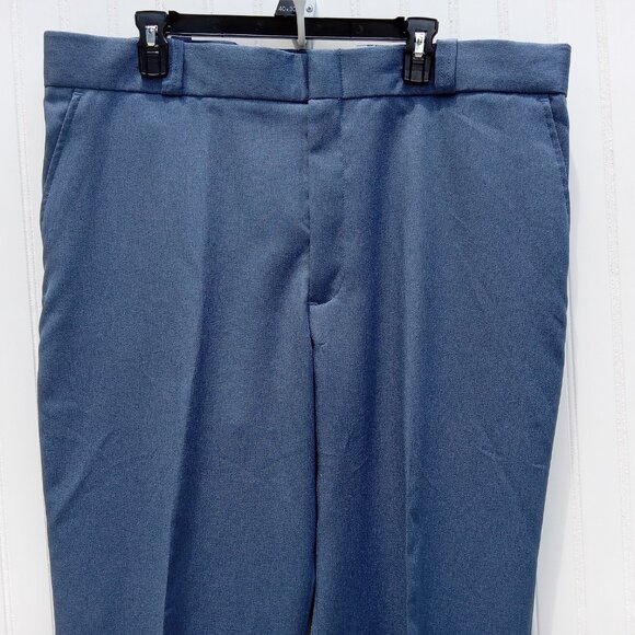 NWT Flying Cross Fechheimer Uniform Pants 52 French Blue Unhemmed Poly Garbadine - Picture 5 of 16